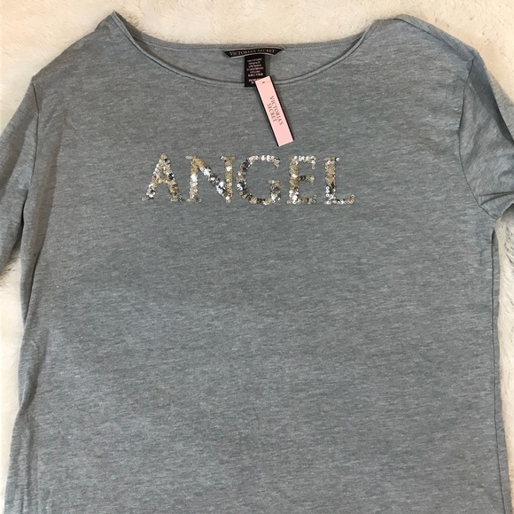 Victoria's Secret Tops - Victoria’s Secret Angel Long Sleeve Lounge Top